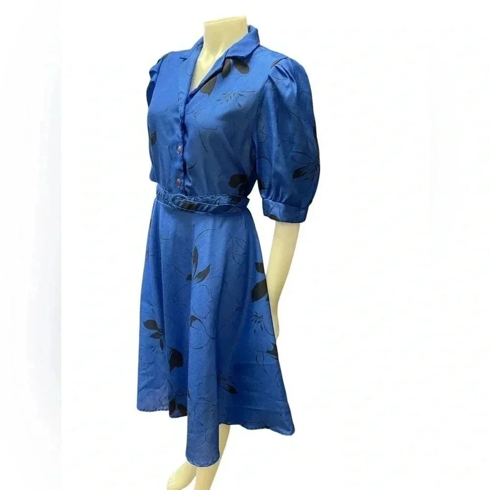 Vintage 1950’s June Cleaver Blue Dress